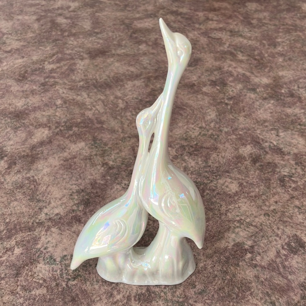 Vintage Capodimonte Lovebirds Figurine
